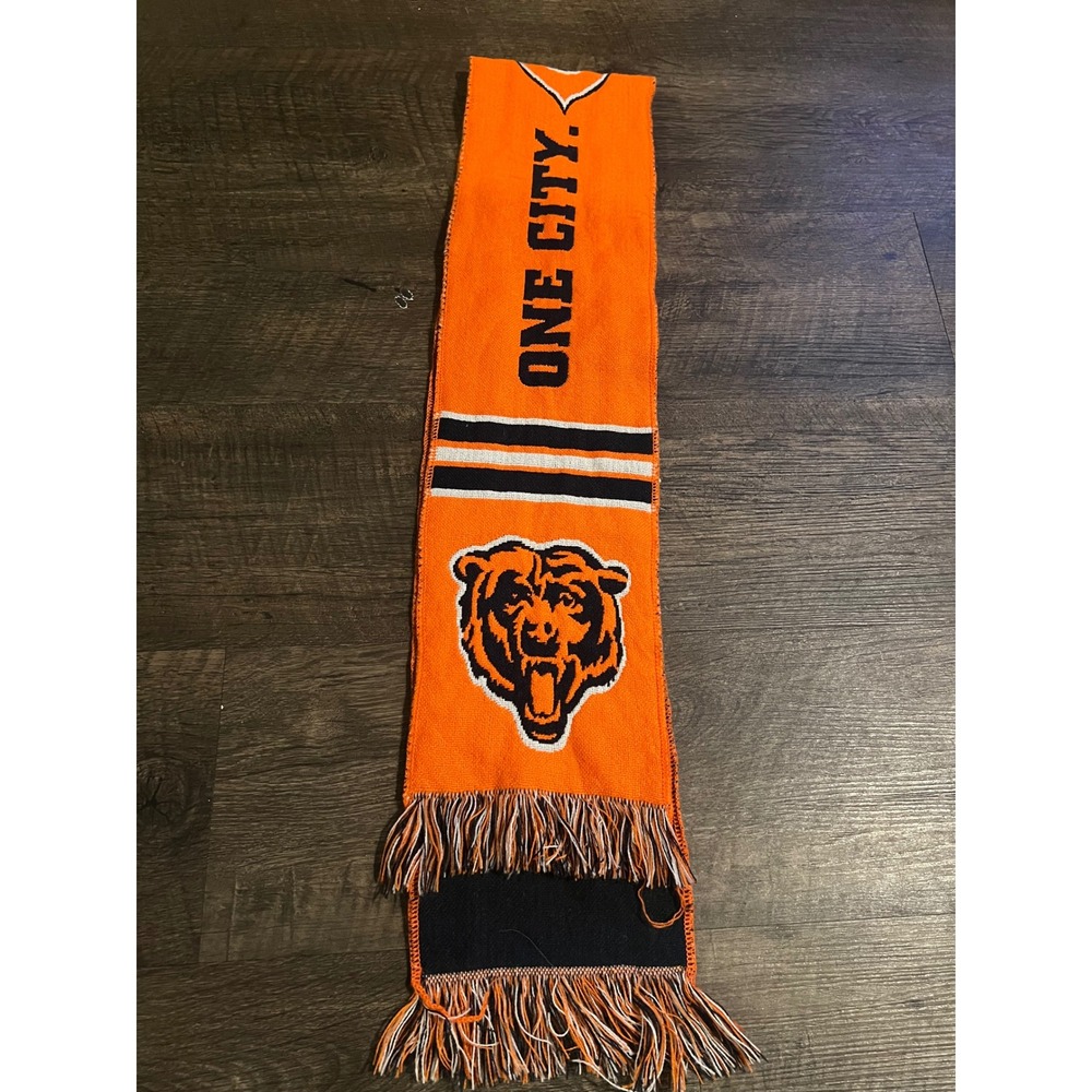 Forever Collectibles Unisex Scarf Chicago Bears Knit Orange OS